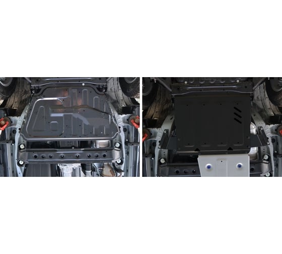 Защита КПП для Mitsubishi Pajero III, IV 1999-2006 2006-2011 2011-, st 2mm, АвтоБроня 111.04044.1