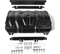 Защита радиатора для Mitsubishi L200 2015-н.в., st 2mm, крепеж в комплекте АвтоБроня 111.04046.2