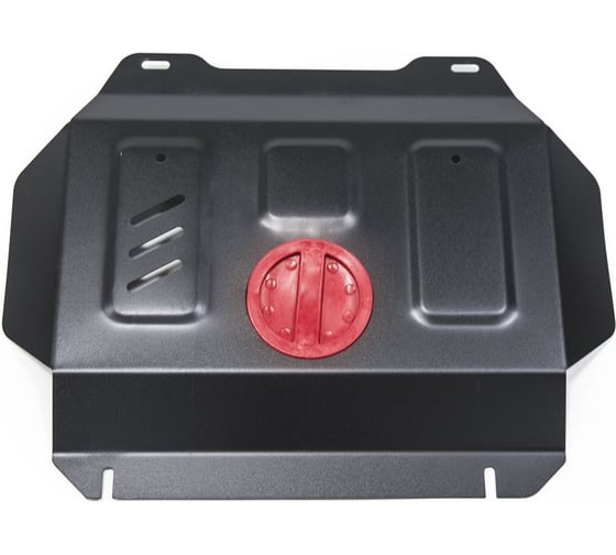 Защита радиатора и картера ч.2 Toyota Fortuner 4WD 17-, st 2mm, штатный крепеж АвтоБроня  1.09502.1 1