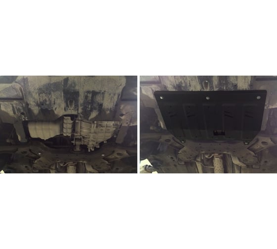 ЗК+КПП Hyundai Avante 2011-2014/Elantra 2011-2014 2014-2016, сталь 2 мм АвтоБроня 111.02351.1