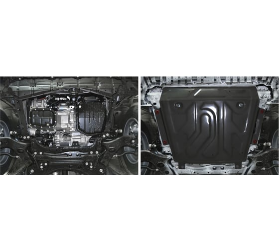 ЗК+КПП Big для Toyota Rav4 2010-2013 2013-2015 2015-н.в., сталь 2 мм АвтоБроня 111.05769.1