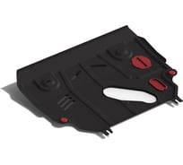 ЗК+КПП Lexus NX 200t 2014-2017/NX 300 2017-н.в., сталь 2 мм АвтоБроня 111.03207.1