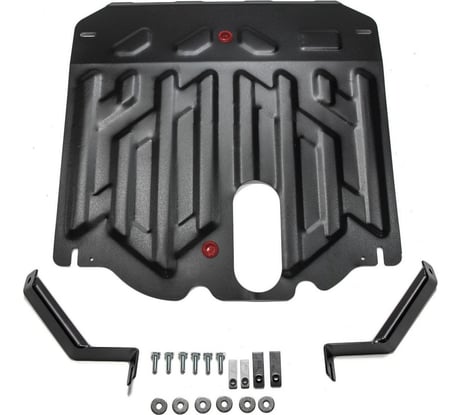 ЗК+КПП Hyundai Grand Santa Fe 2014-2016 2016-/Santa Fe 2012-2016 2016-, st 2mm АвтоБроня 111.02341.1