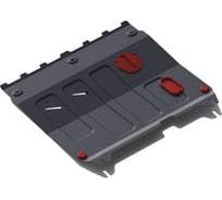 ЗК+КПП Chevrolet Spark АКПП 2010-2016/Ravon R2 2016-н.в., сталь 2 мм АвтоБроня 111.01018.1