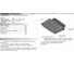 ЗК+КПП Hyundai Elantra 2007-2011/i30 2007-2012, st 2mm АвтоБроня 111.02302.2 3