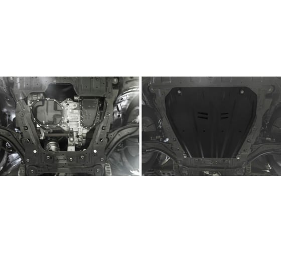 ЗК+КПП Nissan Qashqai сборка РФ 2015-/X-Trail 2007-2015 2015-, st 2mm АвтоБроня 111.04158.1