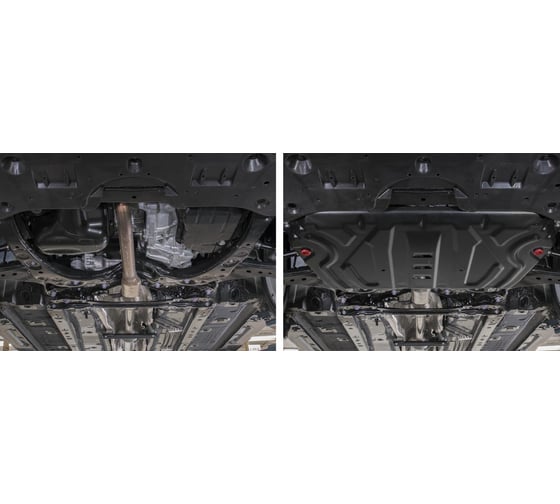 ЗК+КПП Big для Toyota Camry 2018-н.в., сталь 2 мм, крепеж в комплекте АвтоБроня 111.09518.2