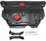 ЗК+КПП Big для Skoda Octavia с Webasto 2013-2017/Octavia 2017-н.в., st 2mm АвтоБроня 111.05114.1 1