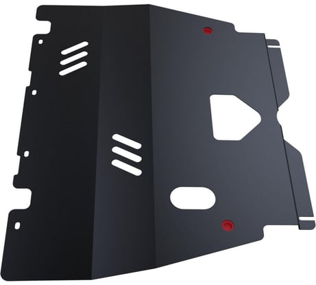 ЗК+КПП для Peugeot 206 2006-2013, сталь 2 мм, крепеж в комплекте АвтоБроня 111.04301.1