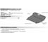 ЗК+КПП Hyundai Santa Fe 2001-2006/Santa Fe Classic 2006-2012, st 2mm АвтоБроня 111.02308.3 2