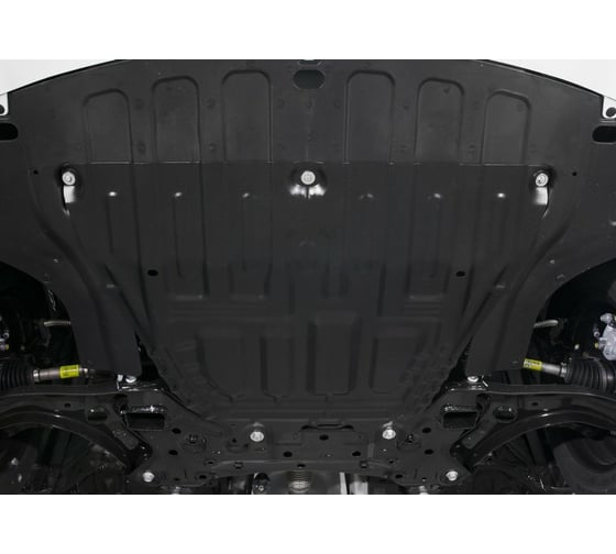 ЗК+КПП Hyundai Solaris 2017-н.в./Kia Rio X-Line 2017-н.в., сталь 2 мм АвтоБроня 111.02370.1
