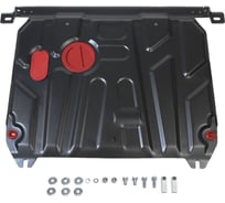 ЗК+КПП Hyundai Solaris 2011-2016/Kia Rio 2011-2017, сталь 2 мм АвтоБроня 111.02343.1