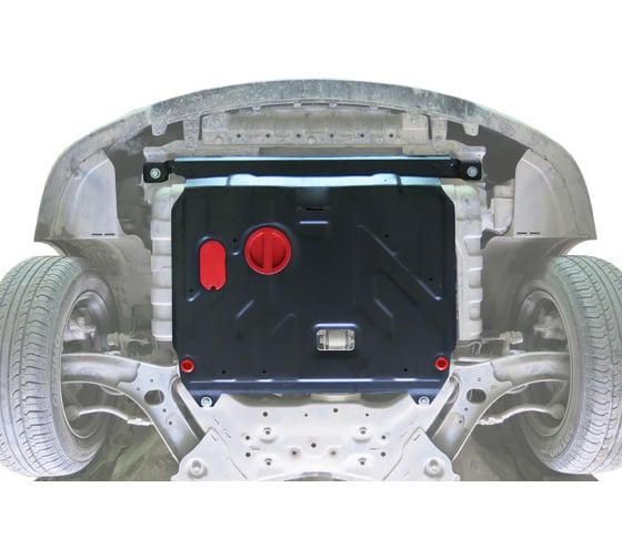 ЗК+КПП Hyundai Solaris 2011-2016/Kia Rio 2011-2017, сталь 2 мм АвтоБроня 111.02343.1