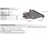 Защита картера и КПП Honda CR-V 2002-2006, сталь 2 мм, крепеж в комплекте АвтоБроня 111.02110.1 3