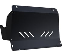 Защита картера часть 1 для Nissan Elgrand 1999-2002, st 2mm, штатный крепеж АвтоБроня 1.04142.1