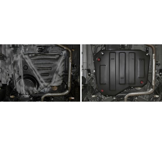 Защита топливного бака Chery Tiggo 3 FWD 2014-/Tiggo 5 FWD 2014-2016 2016-, st 2mm АвтоБроня 111.03319.1