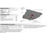 ЗК+КПП для Mazda Tribute 2000-2007, сталь 2 мм, крепеж в комплекте АвтоБроня 111.03813.1 3