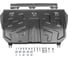 ЗК+КПП Mazda 3 2013-/6 2012-2015 2015-/CX-5 2011-2017 2017-/CX-9 2017-, st 2mm АвтоБроня 111.03823.1 1
