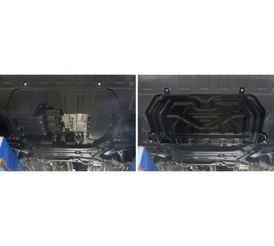 ЗК+КПП Mitsubishi Outlander 2012-2015 2015-н.в., сталь 2 мм АвтоБроня 111.04036.1