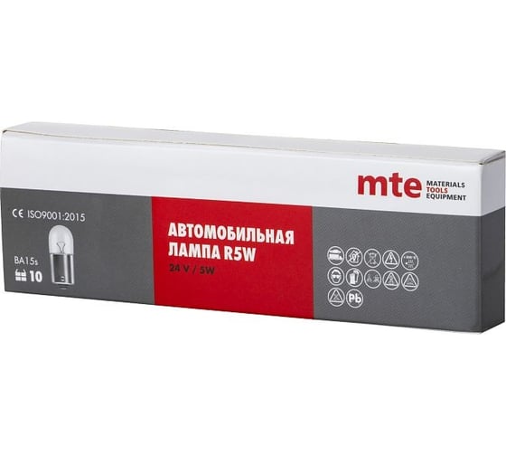 Лампа MTE r5w 24v 5w ba15s 27201402