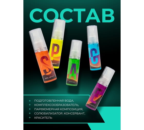 Автопарфюм на водной основе Space Cosmetics Capella 50мл SC-052-050