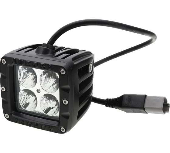 Светодиодная фара Aurora alo-2-e4t 9v-36v 40w 2.7a 3200lm ближний свет (белый свет) flood 9865 1