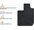 Текстильные коврики салона AutoFlex Standard для Hyundai Accent 1999-2012 , цвет графит 4230901 2