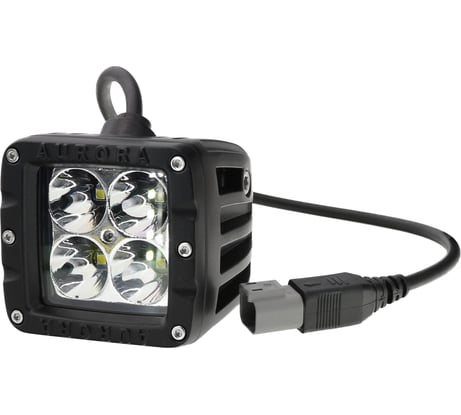 Светодиодная фара Aurora alo-2-p4t 9v-36v, 40w, 2.7a, 3200lm, дальний свет, белый свет spot 9866