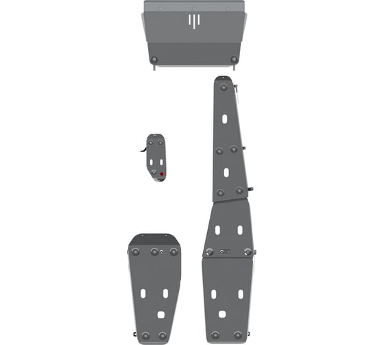 Комплект защит sheriff mazda cx-9 mazda cx-9 2017 - 2.5turboat4wd гибка алюминий 3 мм 3970 1