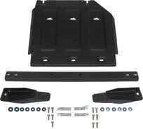 Защита РК АвтоБроня для great wall poer 2021-н.в., сталь 1.8 мм, с крепежом, штампованная 111.02025.1