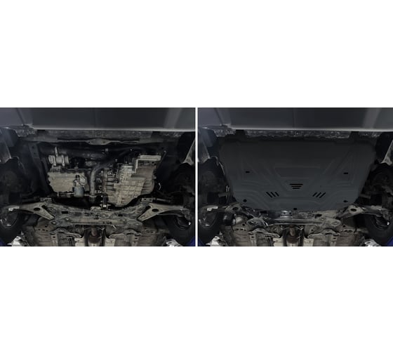 Защита картера АвтоБроня Jetour Dashing/X90 Plus/X70/Plus/Soueast DX8S/S07 111.00936.1