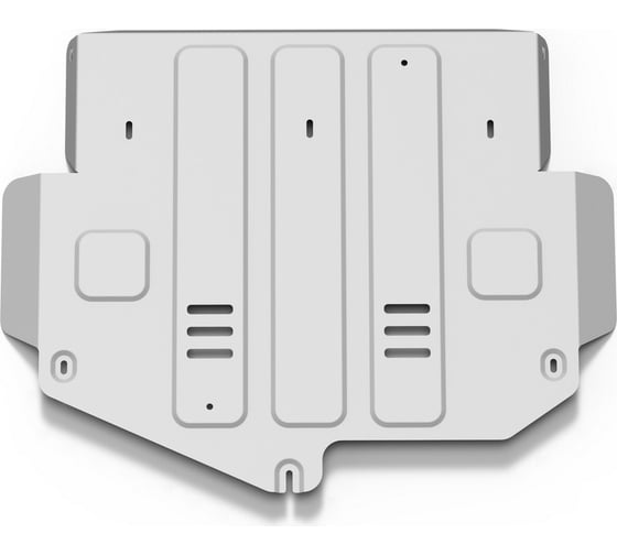 Защита картера и кпп Rival для byd chazor 2023-н.в., алюминий 3 мм, с крепежом 333.0702.1 1