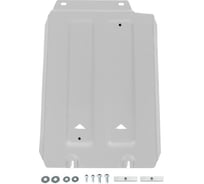 Защита кпп Rival для great wall poer 2021-н.в., алюминий 3 мм, с крепежом, штампованная 333.2024.1