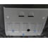 Защита картера faw besturn b70 2023-н.в., алюминий 3 мм, с крепежом, штампованная, Rival 333.8012.1 2