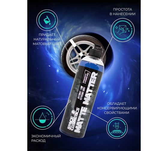 Матовое чернение Space Cosmetics Matte Matter 500мл SMM-017-0.5