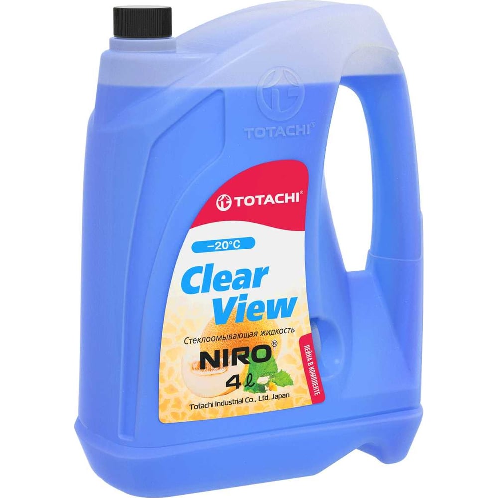 Омывающая жидкость TOTACHI NIRO CLEAR VIEW -20C изопропил. 4 л 90504 ...