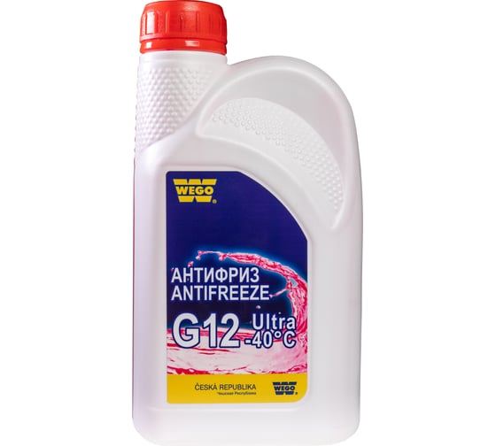 Готовый к применению антифриз WEGO G12 Ultra канистра 1 л 4627089060730 1