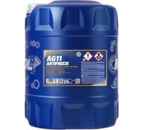 Антифриз-концентрат MANNOL ANTIFREEZE LONGTERM AG11, 20 л, синий 411120