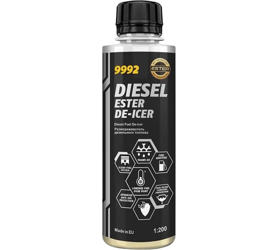 Присадка-антигель для дизельного топлива MANNOL DIESEL ESTER DE-ICER 250 мл 9992 1