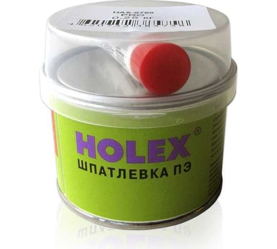 Полиэфирная шпатлевка универсальная HOLEX PRO 0,25 кг HAS-5758 1