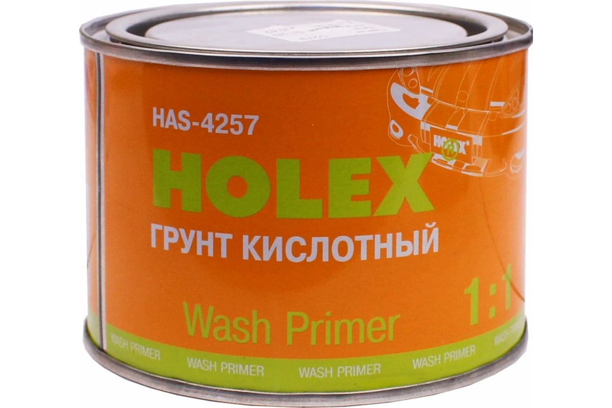 Кислотный грунт HOLEX Wash Primer 1:1 0,5 л HAS-4257