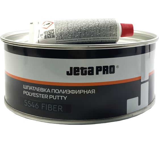 Шпатлевка Jeta PRO FIBER со стекловолокном, 1 кг 5546/1 1