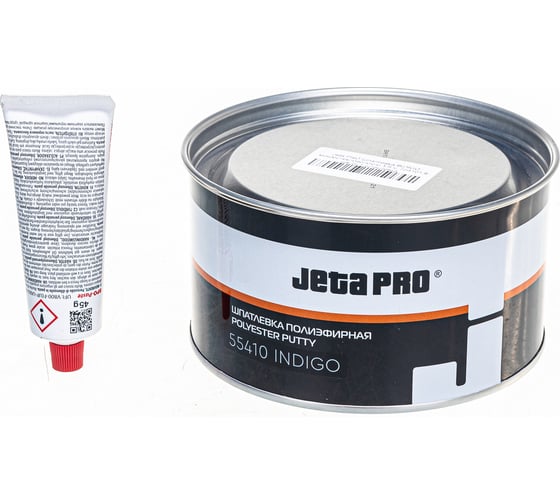 Шпатлевка Jeta PRO INDIGO микростекловолокно, 1.8 кг 55410/1,8