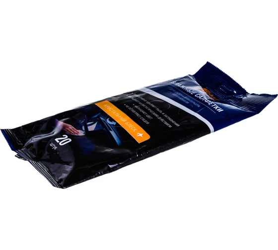 Влажные салфетки для автосалона и интерьера KRAFT 20 шт KT 834002
