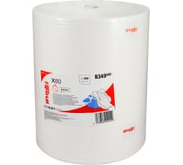 Материал нетканый 1-сл 247 м в рулоне н420хd330 мм wypall x60 белый ''kimberly-clark'' 1/1 KIMBERLY-CLARK PROF KC-8349