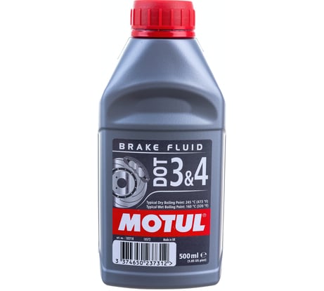 Тормозная жидкость MOTUL DOT 3&4 Brake Fluid FL 0.5 л 102718