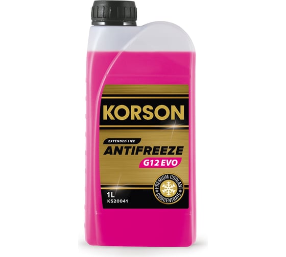 Антифриз Korson g12 evo concentrate pink 1 л KS20041 1