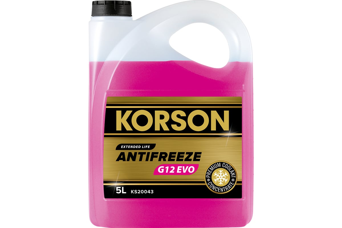 Антифриз Korson g12 evo concentrate pink 5 л KS20043