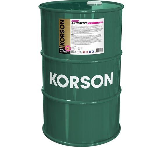 Антифриз Korson g12 evo -36 pink 60 л KS20085