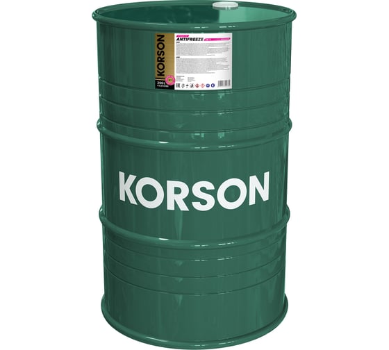 Антифриз Korson g12 evo -36 pink 200 л KS20086 1